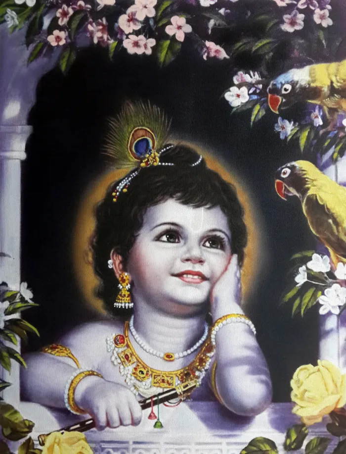 High Resolution Bal Krishna Print